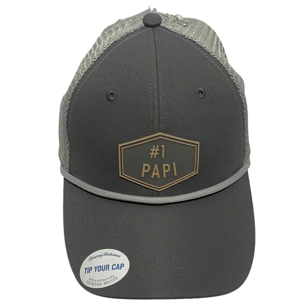 Tommy Bahama #1 Papi Tip Your Cap Baja Margarita Recipe Trucker Snapback Cap Hat